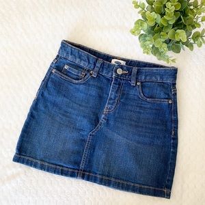 Old Navy Juniors Medium Wash Denim Mini Skirt | 12